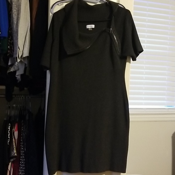 Calvin Klein Dark Grey Sweatee Dress
